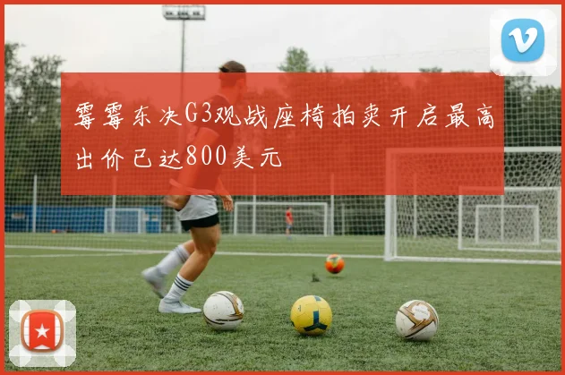 霉霉东决G3观战座椅拍卖开启最高出价已达800美元